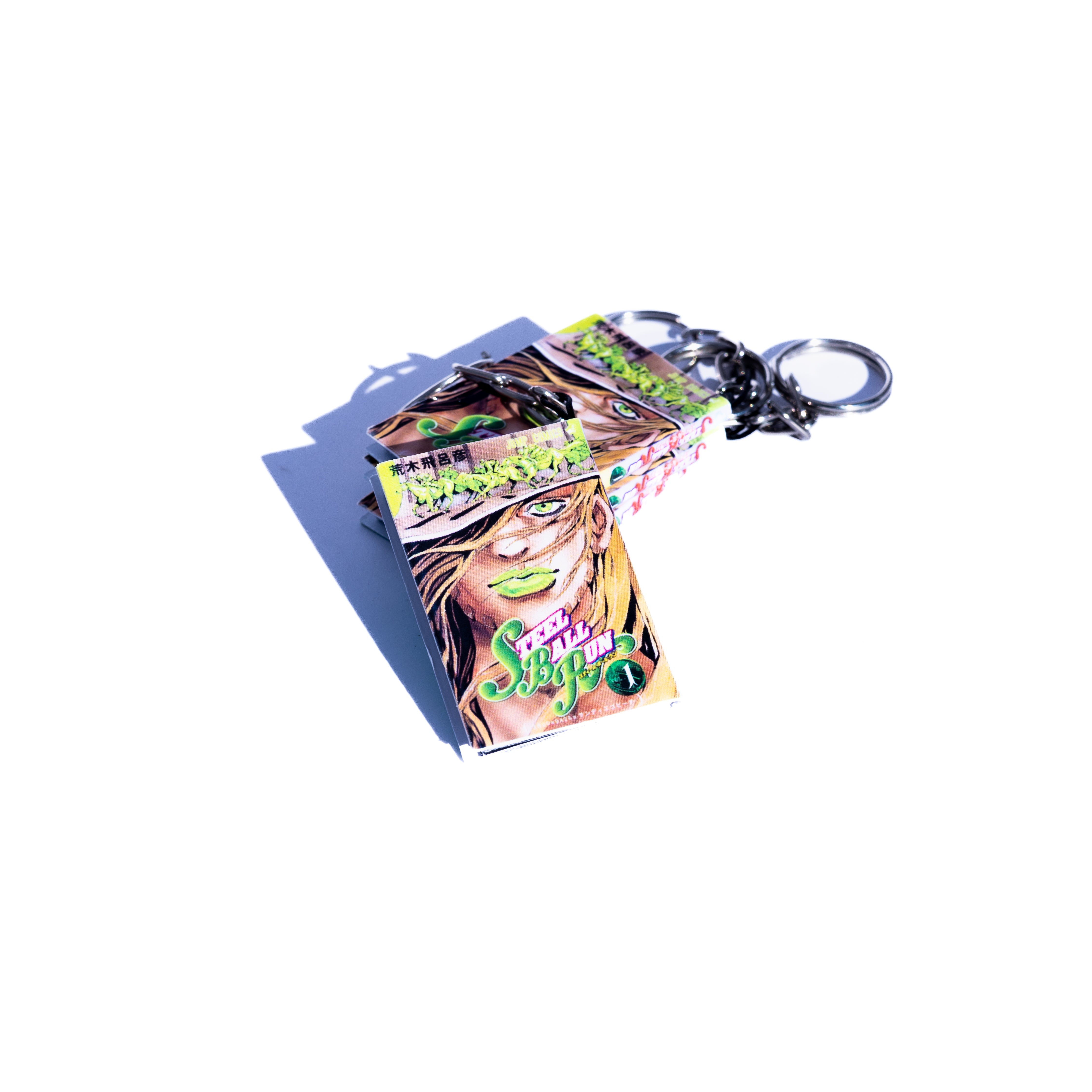 Jojo’s Bizarre Adventure Steel Ball Run Manga Keychain